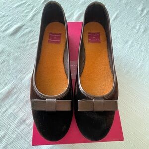 Rebecca Moses Velvet Ballerina Size 71/2